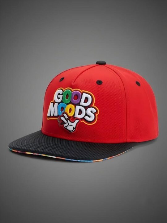 Flat snapback cap