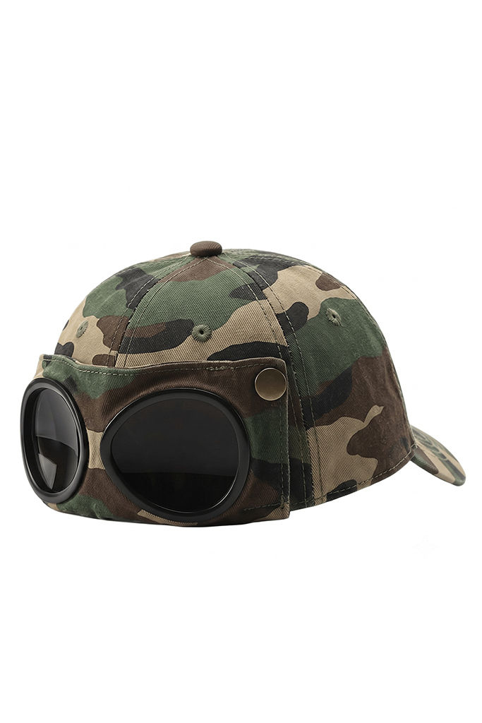 Pilot Goggles Baseball Cap 1 - Image 3