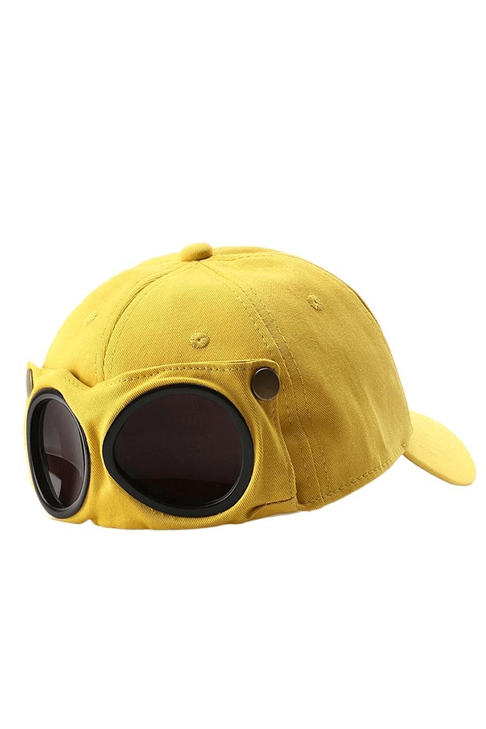 Pilot Goggles Baseball Cap 1 - Image 4